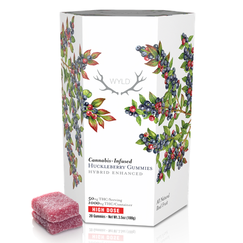 WYLD - 1000mg HUCKLEBERRY - HYBRID ENHANCED
