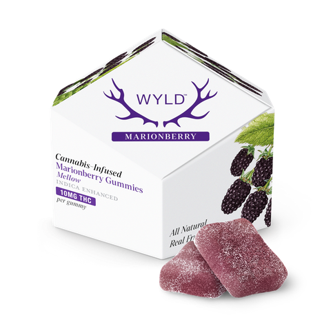 MARIONBERRY GUMMIES | INDICA ENHANCED | 100MG TOTAL | 10 GUMMIES