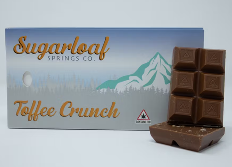 Sugarloaf Springs - Toffee Crunch Bars 100mg
