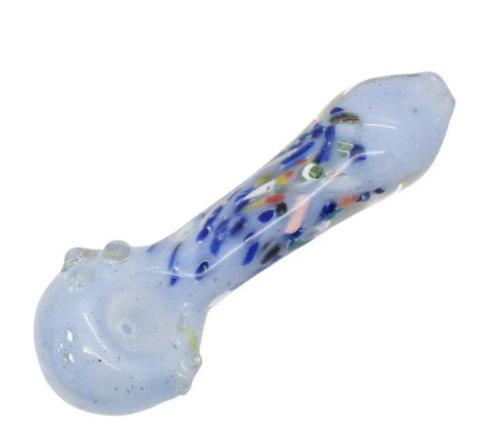 5" Melted Confetti Hand Pipe  - Asst.