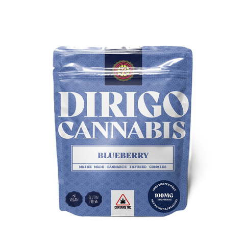Blueberry Nano Gummies - Dirigo Cannabis - 100mg