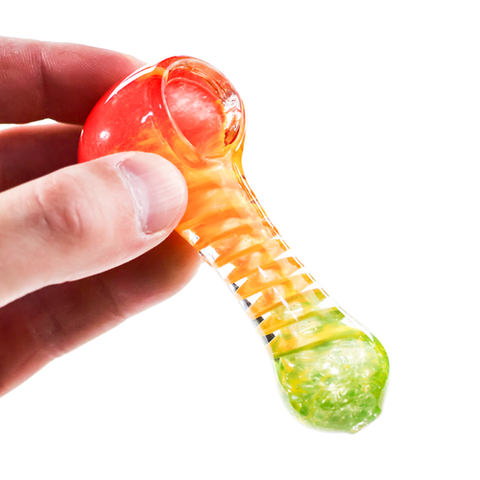 LUVBUDS - 3.5" RASTA SWIRL PIPE