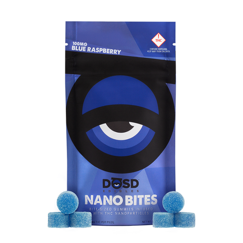 DOSD Nano Bites | Blue Raspberry 100mg Rec