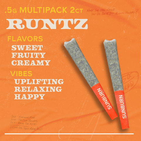Sunburn - Pre Rolls 2ct - Runtz