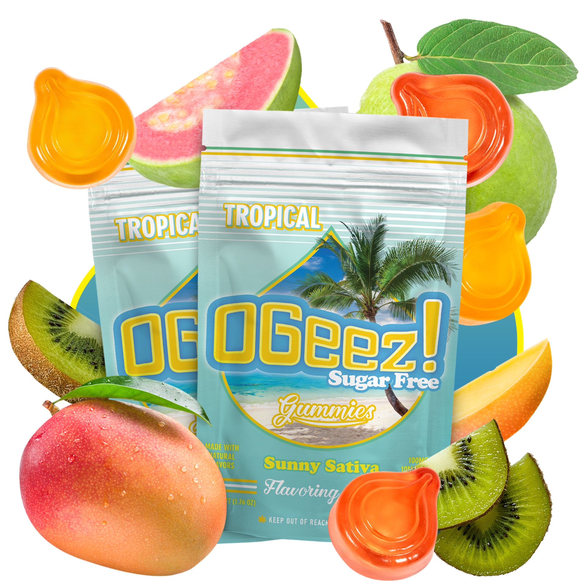 Tropical Sugar Free Sativia-100mg