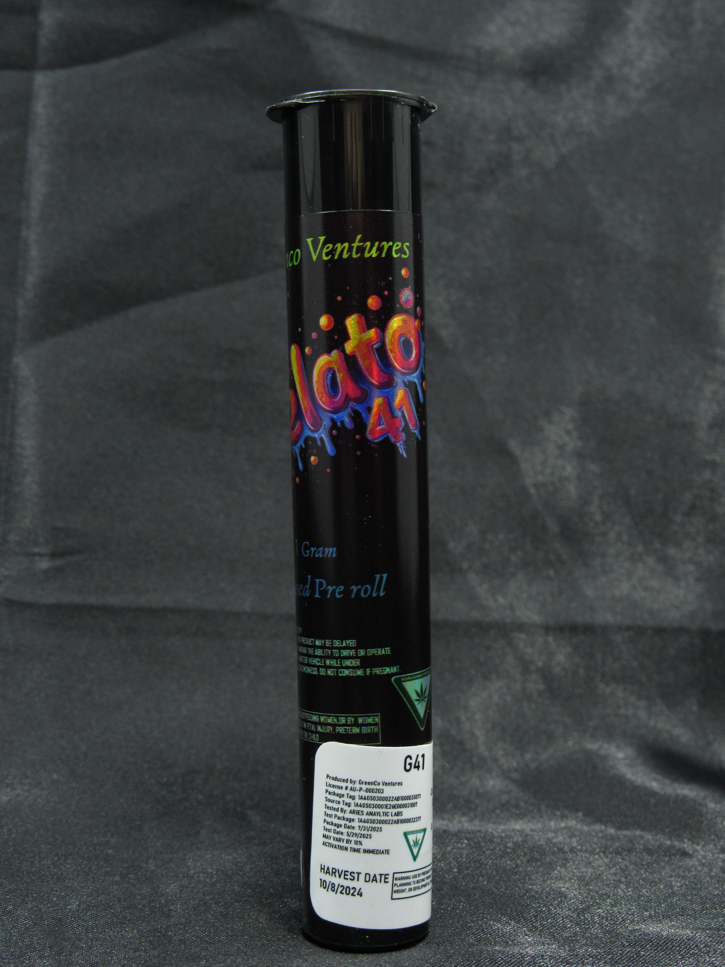 Gelato 41 1g Infused Pre Roll | GreenCo