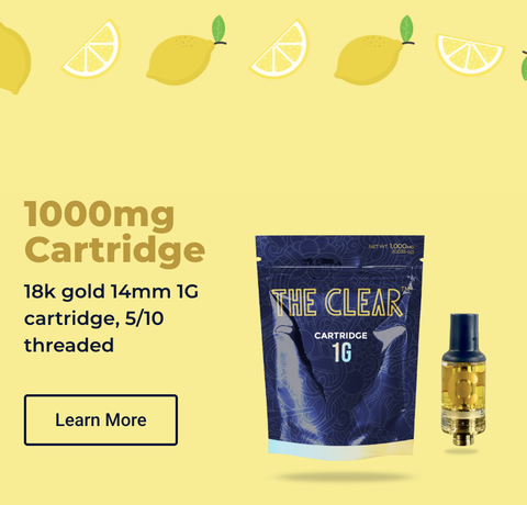 The Clear - Lemon Haze-1g-cart