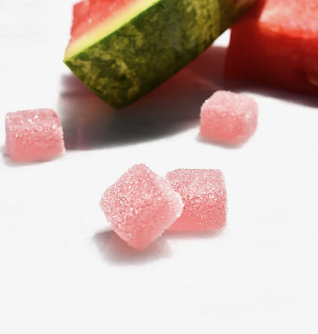 Watermelon Sugared Gummies 10mg/200mg Indica Chill Entourage Edibles