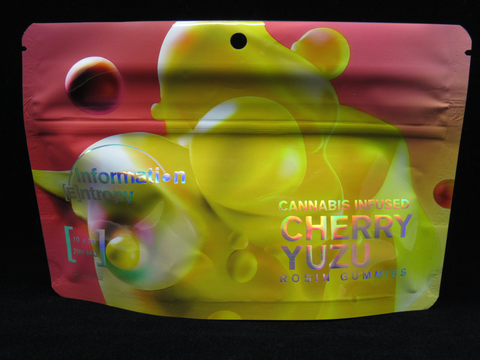 Cherry Yuzu 200mg Rosin Infused Gummies | Information Entropy