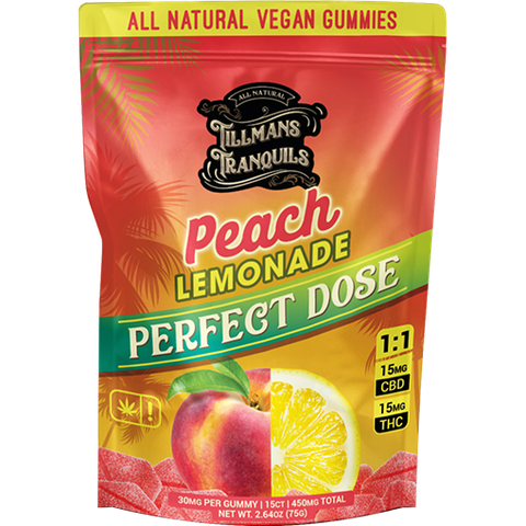 Tillmans 150mg Gummy (15ct) - Peach Lemonade