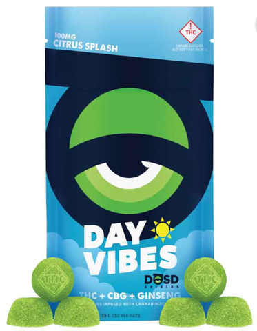DŌSD Edibles - 100mg Day Vibes + CBG - Citrus Splash