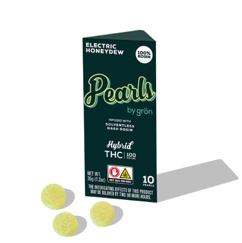 Gron Electric Honeydew 100mg 10pk Rosin Gummies