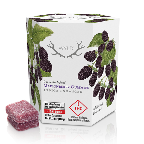 WYLD - HIGH DOSE MARIONBERRY - INDICA ENHANCED