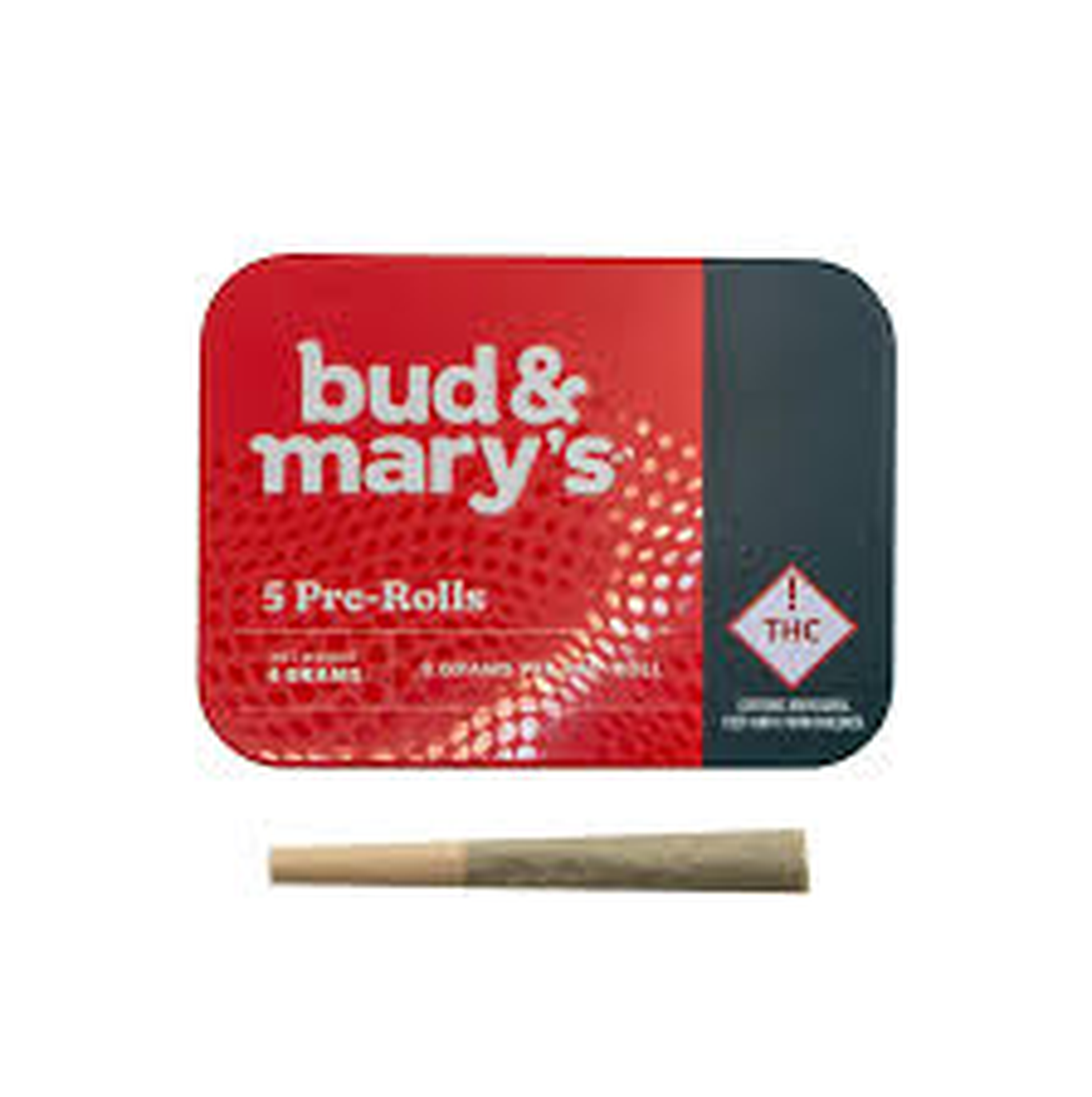 Bud & Mary's Keif Infused 5 pack Joints