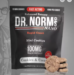 Dr. Norms Nano Cookies & Cream 10pk Cookies 100mg