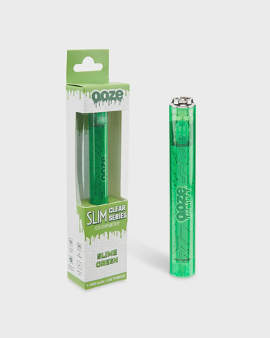 Slim Clear Series Battery (510 Thread) (400 mAh) - - Slime Green