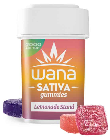 Wana 2000mg Gummies - Lemonade Stand - Sativa