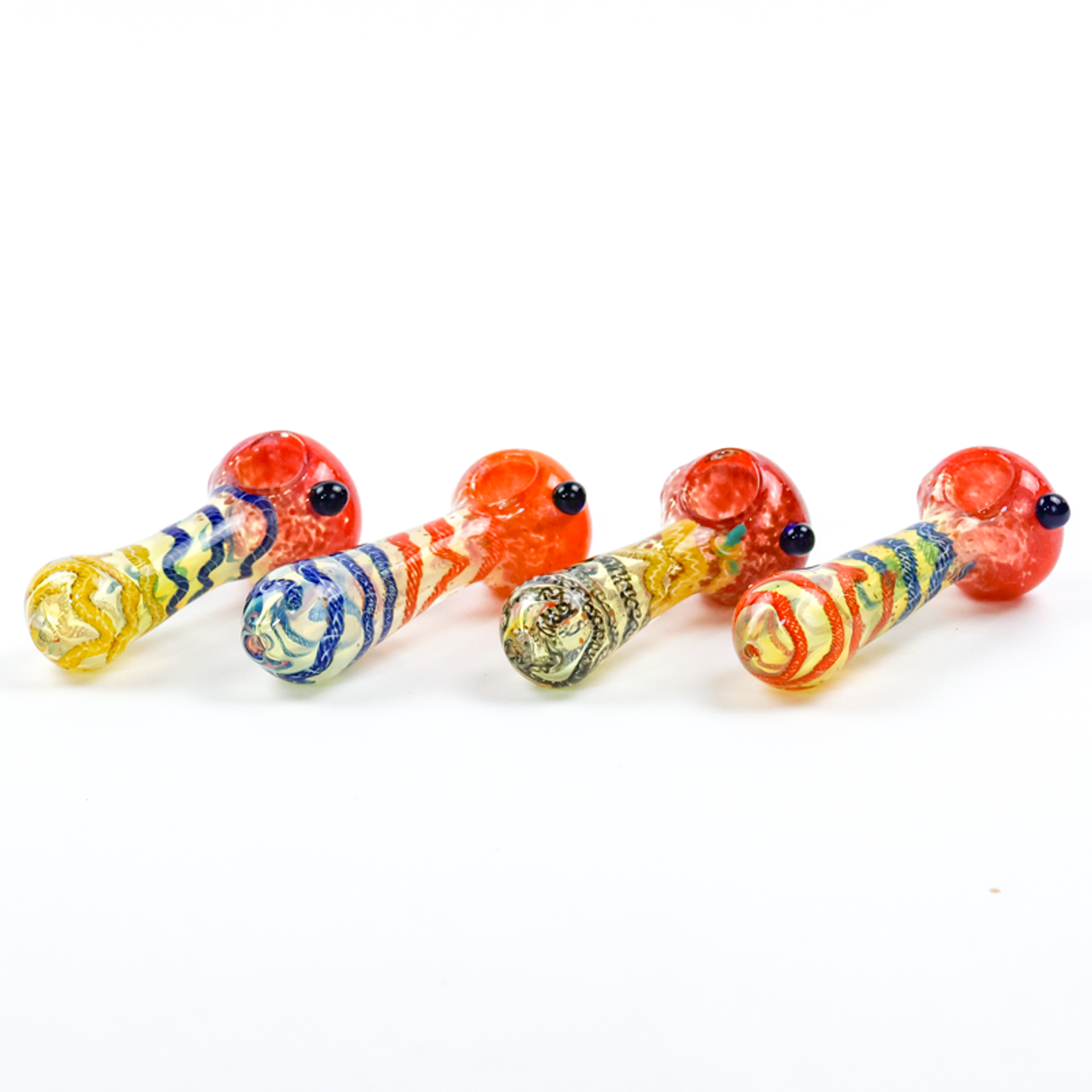 LUVBUDS - 4.5" SQUIGGLY - COLOR PASTEL BOWL PIPE