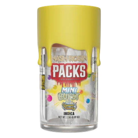 PACKS - BANANA FLAMBE WITH BANANA CREAM BURST - .50g 5PK HASH ROSIN JOINTS