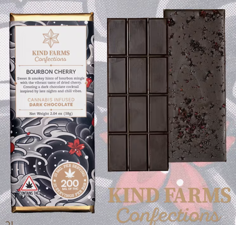 Kind Farms - Bourbon Cherry Bar 200mg