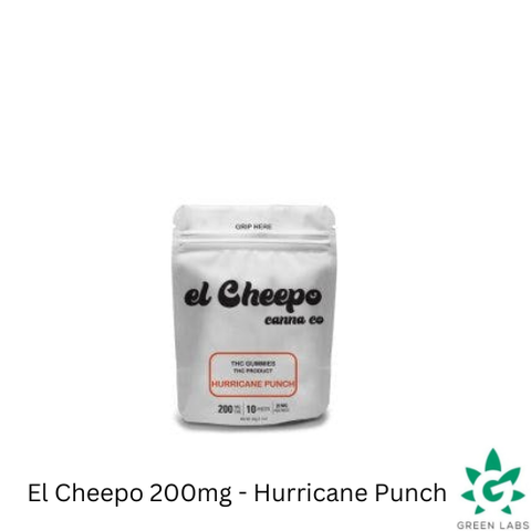 (REC) El Cheepo - 200mg THC Gummies - Hurricane Punch