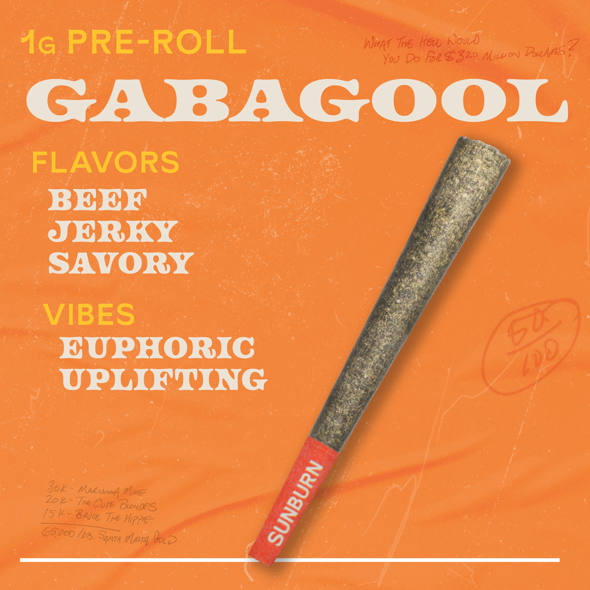 Sunburn - Pre Rolls 1g - Gabagool Roll