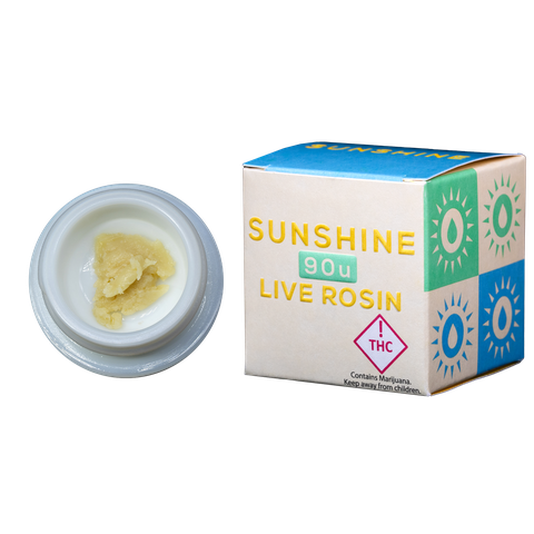 SUNSHINE -1g 95 OCTANE - 90 U COLD -CURE BATTER LIVE ROSIN