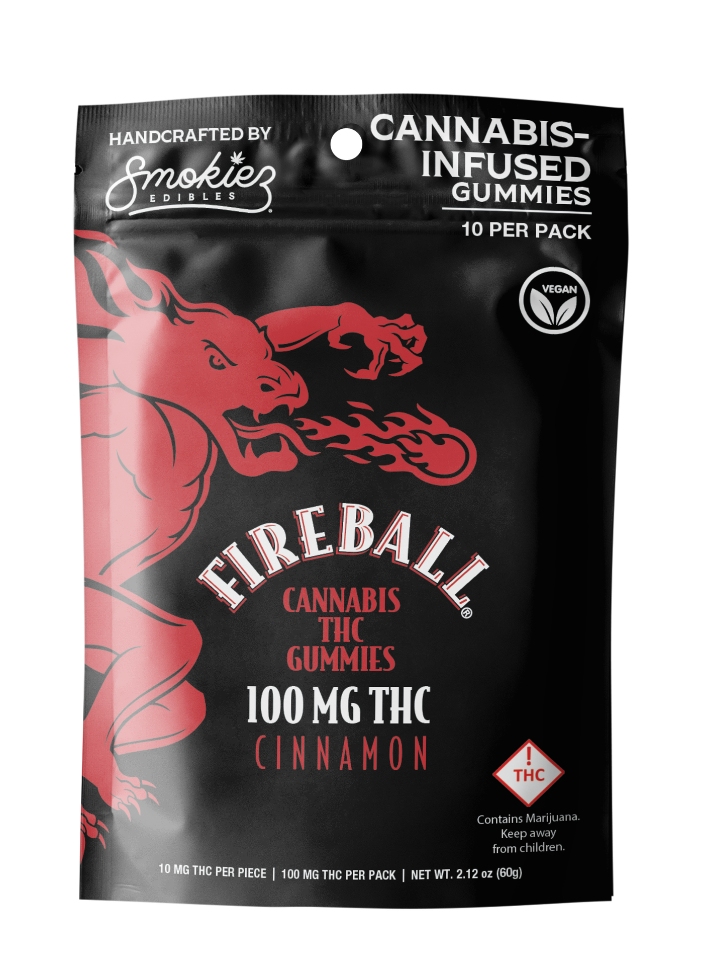 Fireball Gummies 100mg