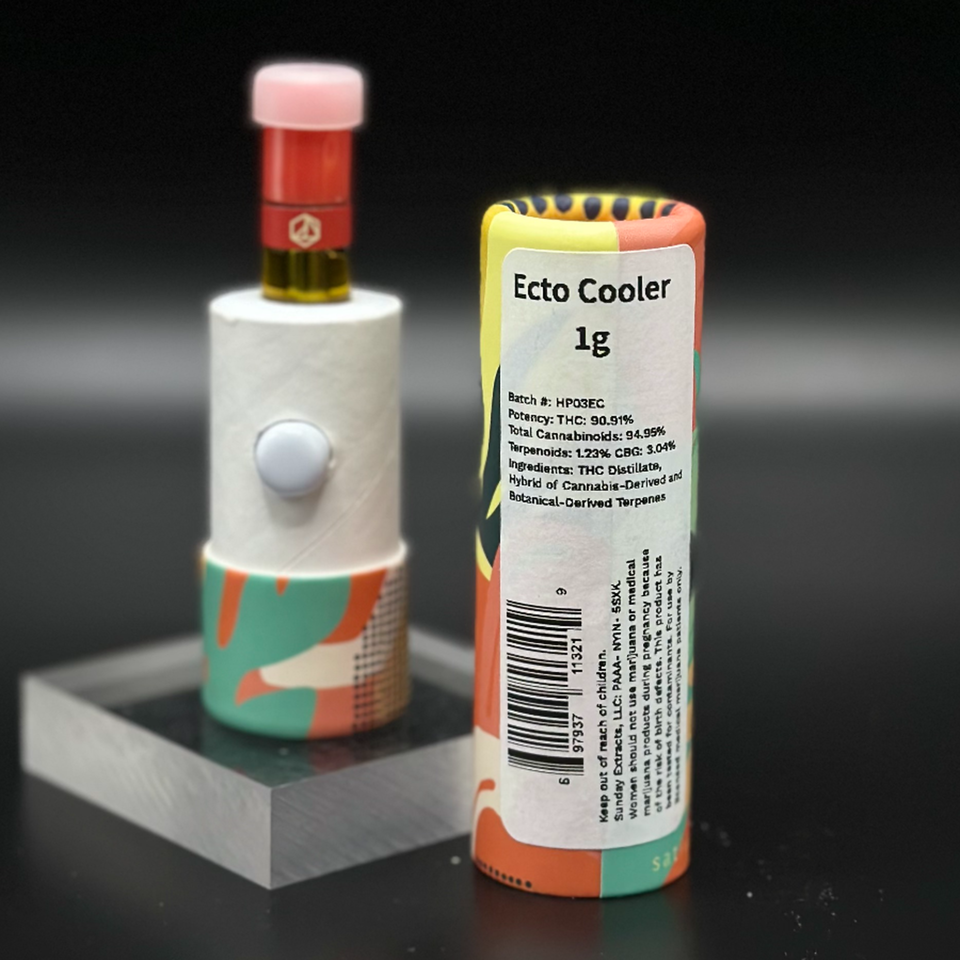 Sunday Extracts - Ecto Cooler 1g Distillate Cartridge