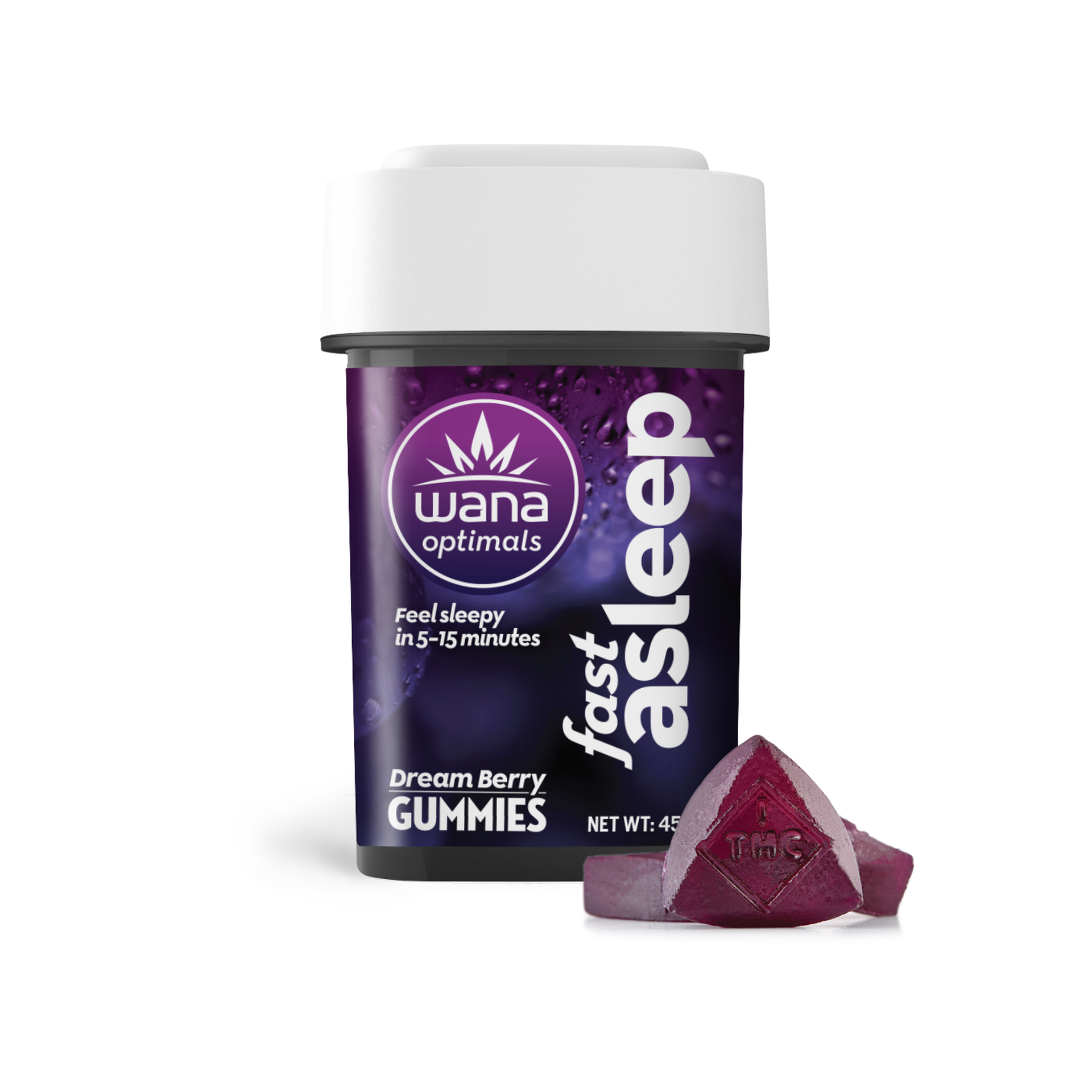 Wana Optimals Fast Asleep Dream Berry Gummies - 20mg