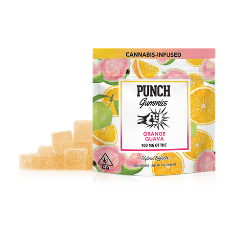 Punch Edibles - 100mg Gummies - Orange Guava
