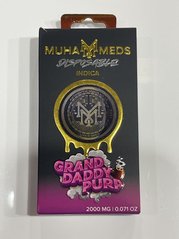 MuhaMeds 2g Disposable Grand Daddy Purple