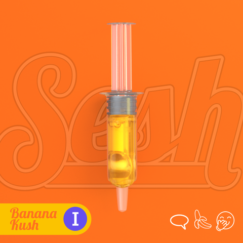 SESH - 1000MG BANANA KUSH - SYRINGE KIT