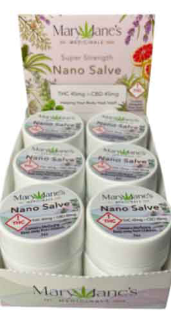 Mary Jane’s Nano Salve 0.3oz. - 45mg THC/45mg CBD/2.25mg CBG