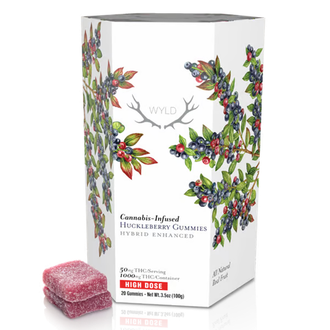 Wyld Gummies | Huckleberry 1000mg Med