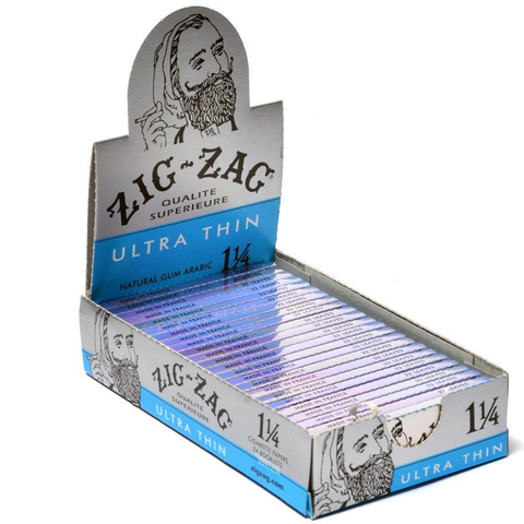 ZIG ZAG - ULTRA THIN SILVER 1 1/4"