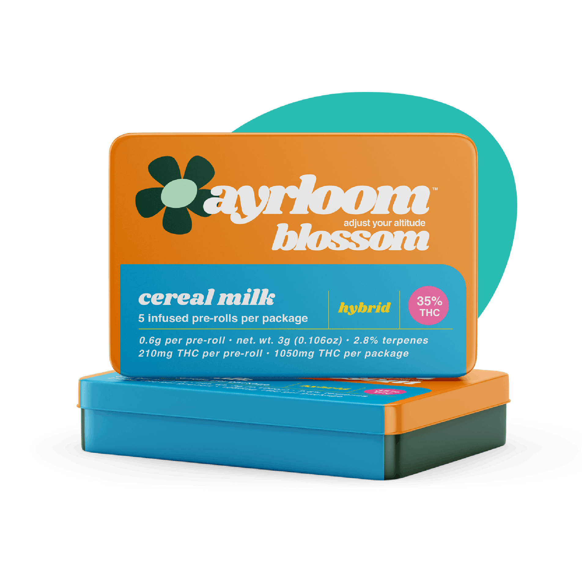 Ayrloom - Pre Roll .6g 5pk - Cereal Milk