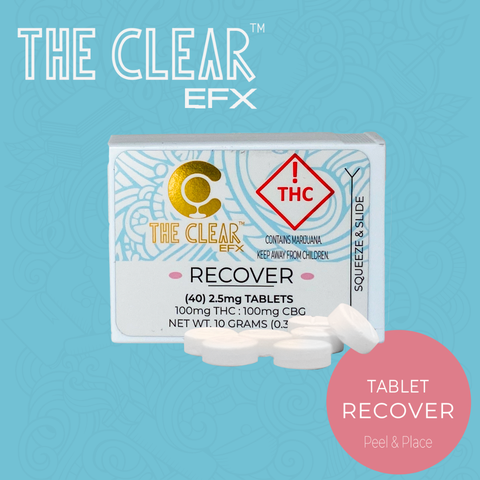 CLEAR - 100mg RECOVER - EFX TABLETS