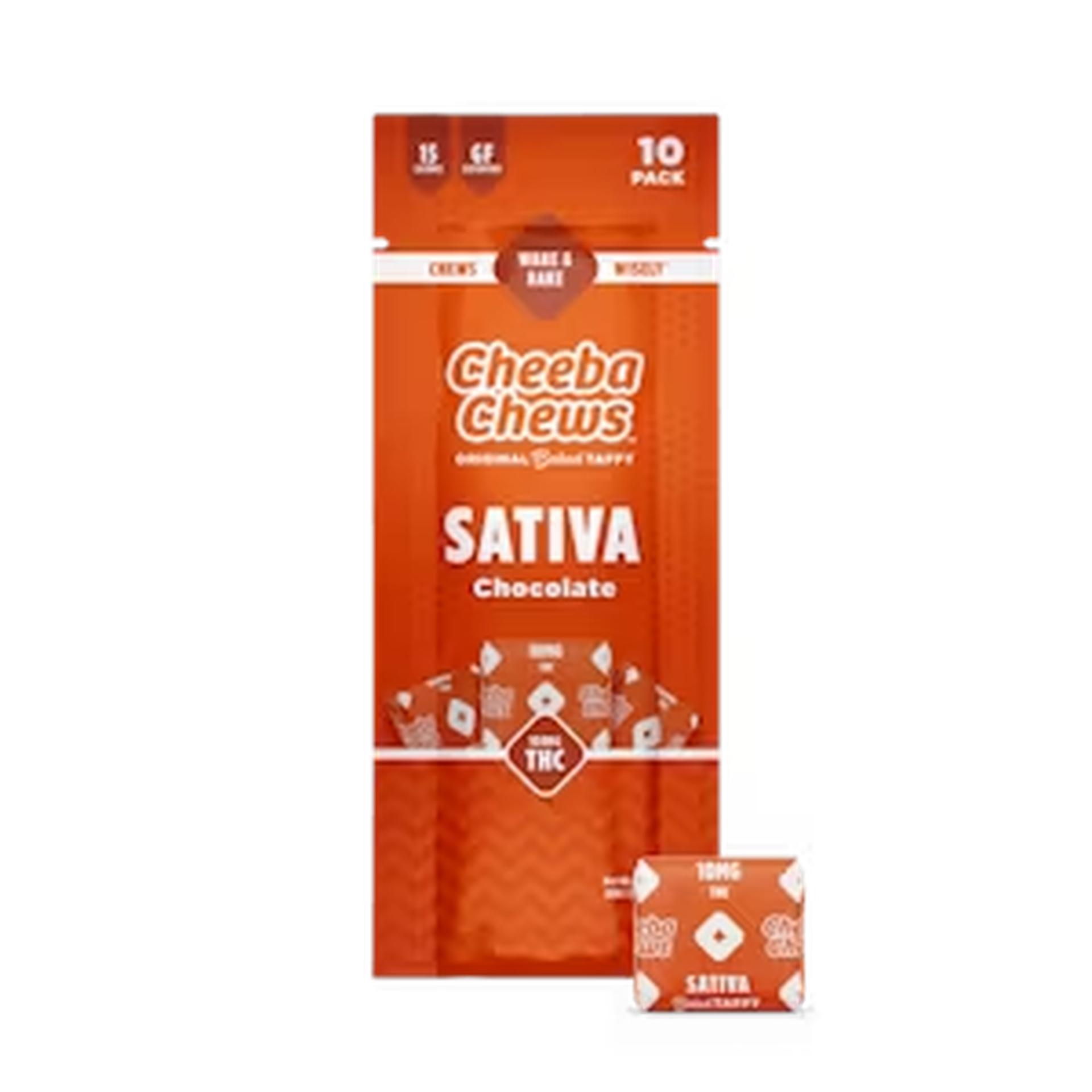 Cheeba Chews- Cheeba Chocolate- Sativa 100mg