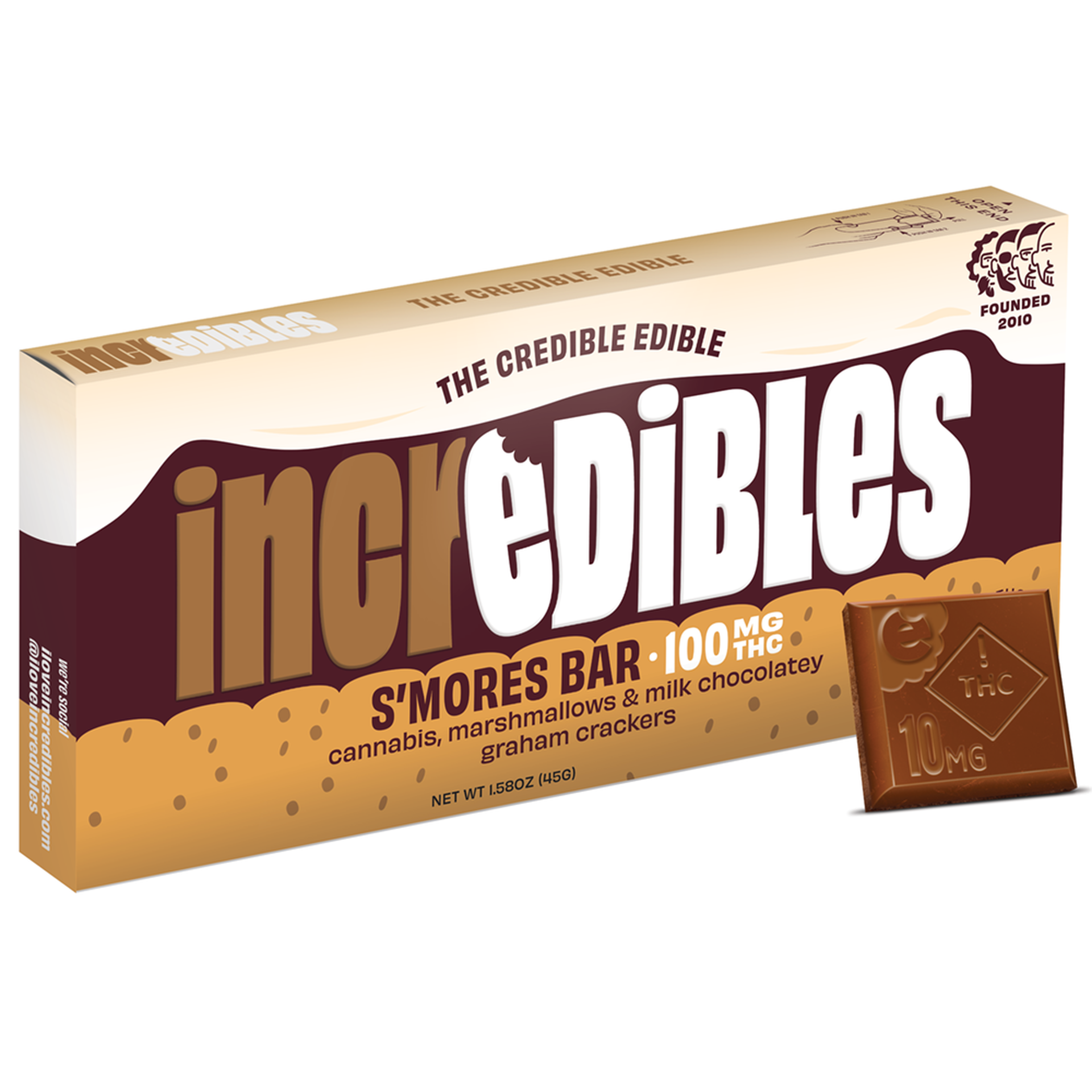 Incredibles | Chocolate | - 100mg S'mores