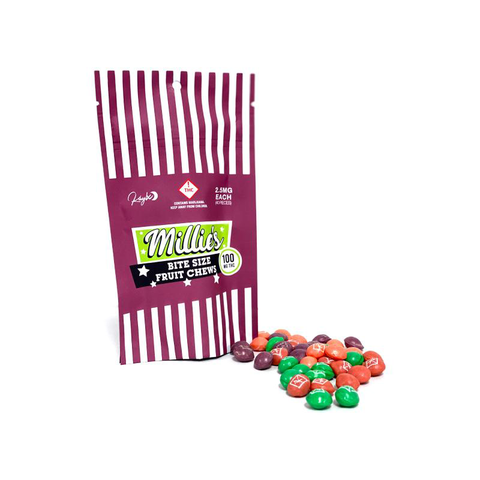 MILLIE'S - 100mg SATIVA FRUIT CHEWS