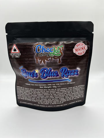 Sour Blue Razz Gummies