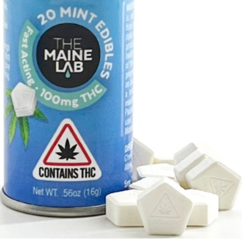 Fast Acting Mints - The Maine Lab - Edibles - 5mg