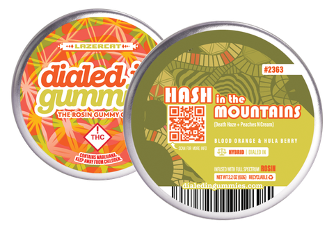 DIG - 100mg Hash in the Mountains - Lazercat - Gummies