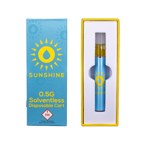 SUNSHINE - 0.5g BLACK MAPLE - ROSIN CART