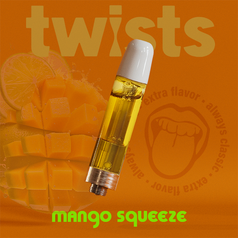 OIL - 1000mg MANGO SQUEEZE - TWISTS CART