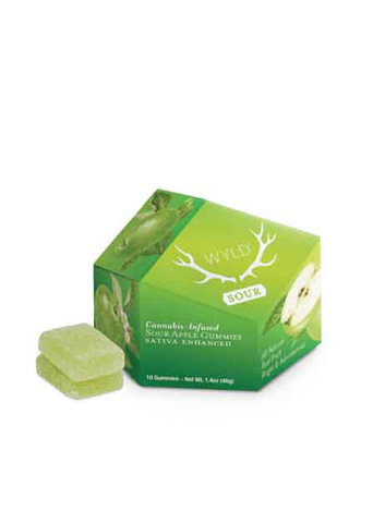 Wyld Sour Apple 100mg THC