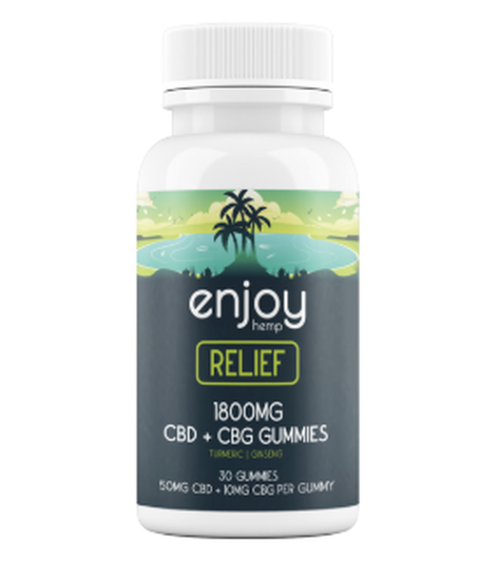 1800mg CBD+CBG Relief Gummies