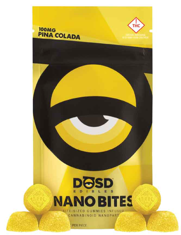 DŌSD Edibles - 100mg Nano Bites - Pina Colada