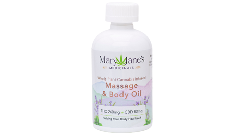 MARY JANE'S - 60MG THC 20MG CBD - MASSAGE AND BODY OIL